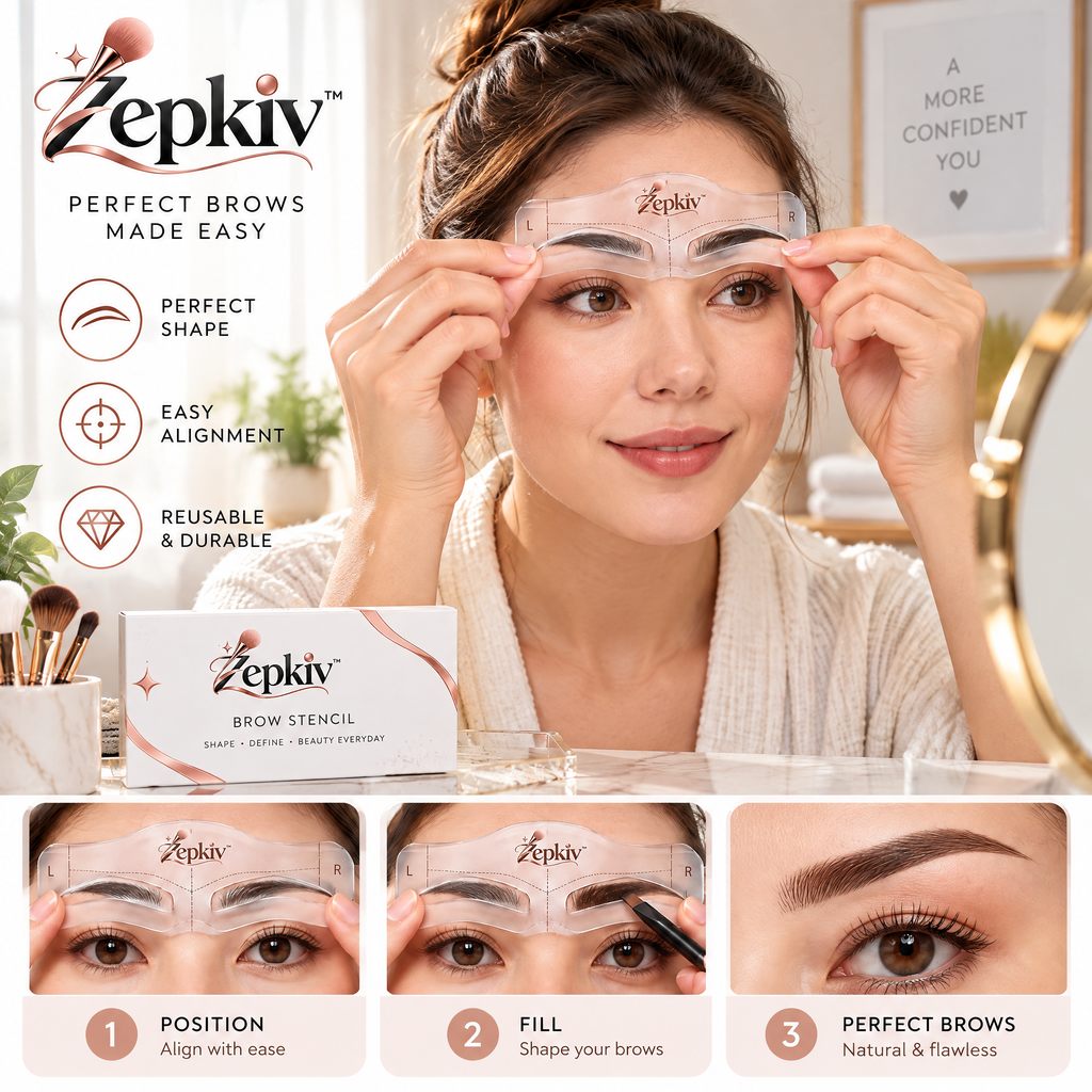Reusable Eyebrow Shaping Stencil — styling inspiration